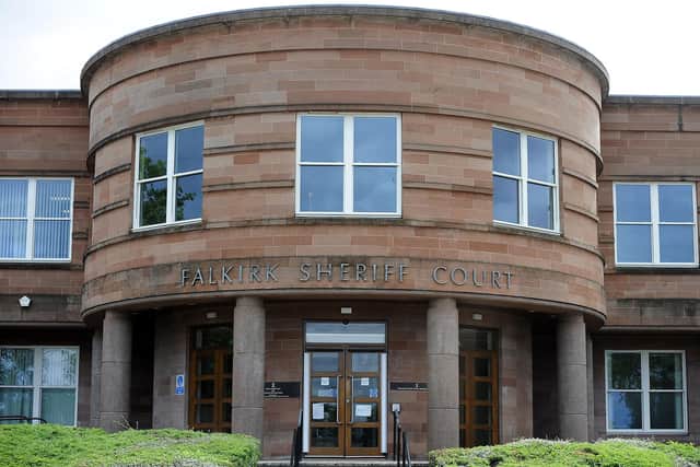 The father did not appear at Falkirk Sheriff Court on Thursday but the case was dealt with in his absence