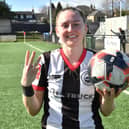 Hat-trick hero Claire Hutton (Photo: Ger Harley/Sportpix/Sipa USA)