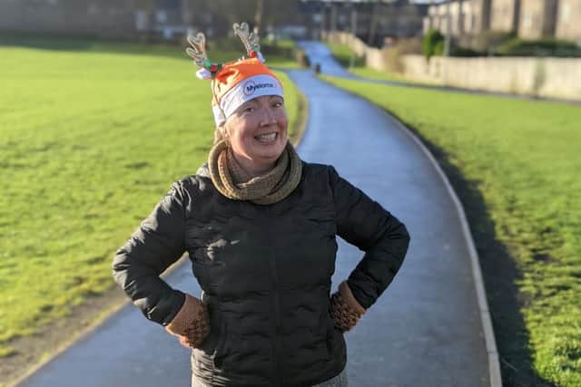 Falkirk's Sara Barron has been selected to help lead a national fundraising challenge for blood cancer charity Myeloma UK