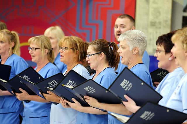 NHS Forth Valley Nurses Choir performing in 2017 (Pic: Michael Gillen)