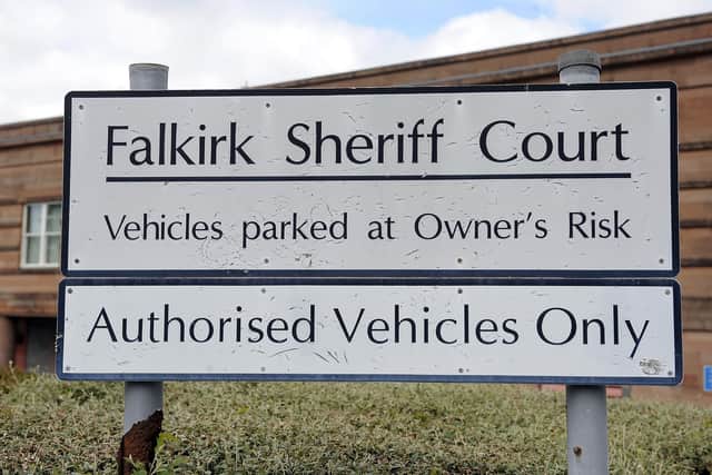 Walker appeared at Falkirk Sheriff Court on Thursday after admitting to threatening his partner