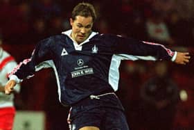 Marino Keith scored for Falkirk that day (Photo: Crawford Brown)