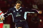 Marino Keith scored for Falkirk that day (Photo: Crawford Brown)