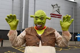 Shrek was the guest of honour at Cineworld's 21st anniversary celebration