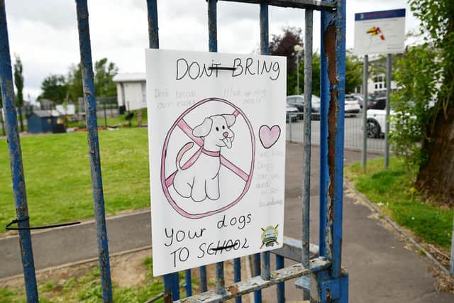 The poster competition winner brings a clear message to the public. Pic: Michael Gillen