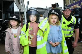 Three youngsters enjoying last year's Emergency Services Day. Pic: Michael Gillen