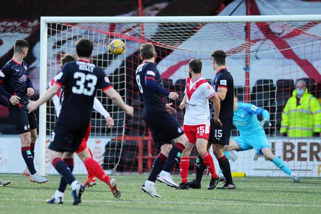 Craig Thomson scores for Airdrie