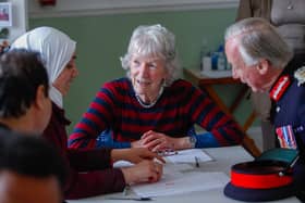 Friends of Scottish Settlers were registered as a charity in 2020 and previously received a visit from the Lord Lieutenant of Stirling and Falkirk Alan Simpson.  (Pic: Scott Louden)