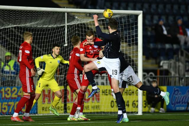 Anton Dowds glancing header just before the break made it 1-1