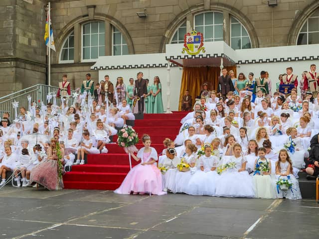 The stage was set for the 2023 Bo'ness Children's Fair Festival.