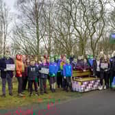 A new 5k active travel route launched in Falkirk t, part of Scottish Canals roll out of wellbeing opportunities along the canal network. Pic: Contributed