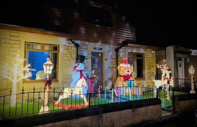 Senga and William Morris transform their home in Wallace Street, Grangemouth into a Christmas wonderland every year 