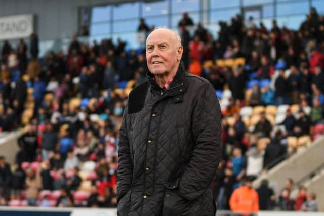 Graeme Crawford at his beloved LNER Community Stadium. Pic: York City