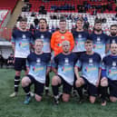 Steins Thistle's starting eleven that defeated East Kilbride Rolls-Royce 1-0 in the semi-final tie (Pics: Gerry Moore)