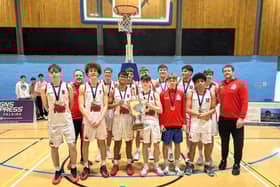 Falkirk Fury junior men with the Scottish League Division 1 trophy (Photo: Submitted)