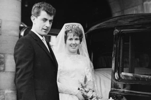 Andrew and Ann Baillie on their wedding day in 1961. Contributed.
