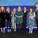 Falkirk Womens Justice Service pick up their Excellence in Justice Services award
(Picture: Submitted)