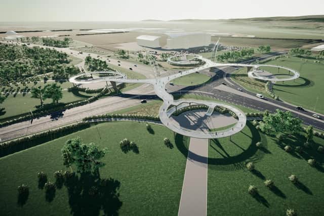 An artist's impression of the controversial and now-cancelled Westfield Crossing