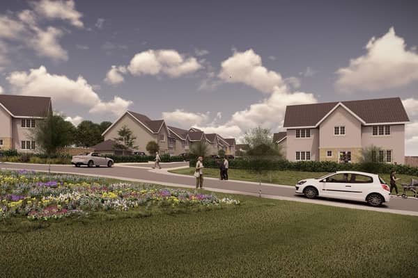 An artist's impression of the Preston Glade development in Linlithgow.