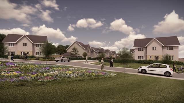 An artist's impression of the Preston Glade development in Linlithgow.