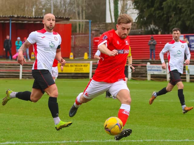 James Finlay on ball for Camelon (Library pic)