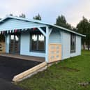 The new Cycling Without Age base and booking office at the Helix Park. Pic: Michael Gillen