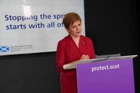 Nicola Sturgeon is expected to give an update on Christmas restrictions today