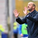 Former Falkirk boss Paul Sheerin on the touchline (Photos: Michael Gillen)
