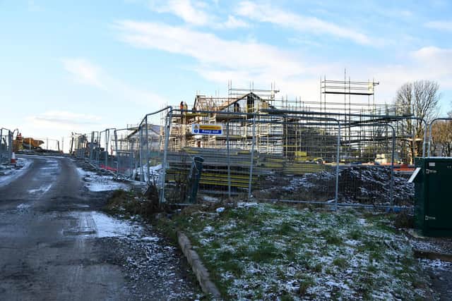 The Castle Gate construction site being developed by Lochay Homes