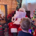 Santa will be in the McMoo's Grotto this Saturday and Sunday and will return on December 17 and 23.