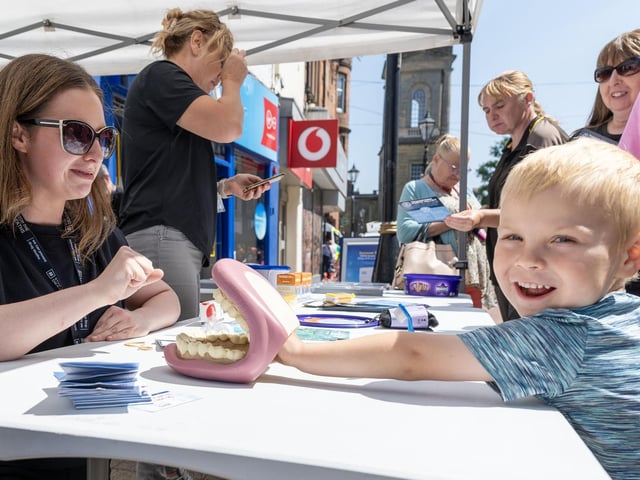 Huge smiles for Falkirk's Emergency Services Day.