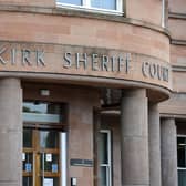 Barr appeared at Falkirk Sheriff Court  (Picture: Michael Gillen)