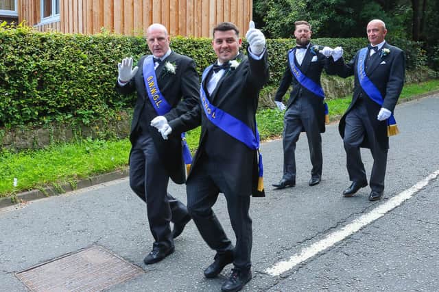 The Free Colliers follow a ten-mile route round the Braes villages. Pic: Scott Louden
