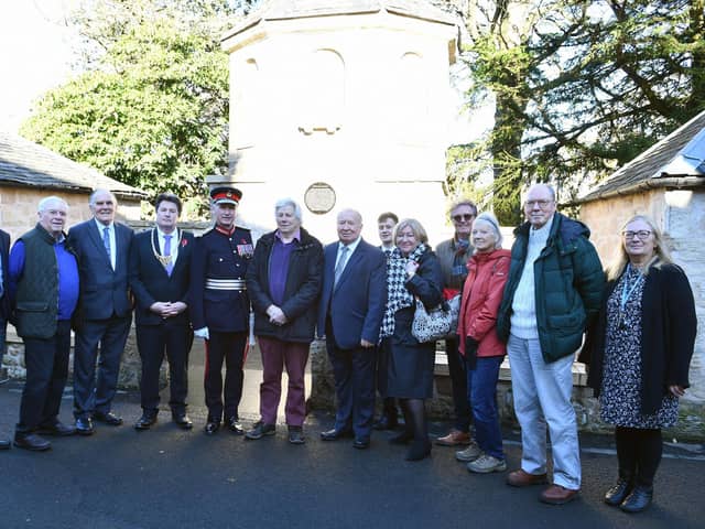 The refurbished dovecot in Dollar Park has been an ongoing project for the Friends of Dollar Park for a number of years and it is finally complete.  (Pic: Michael Gillen)