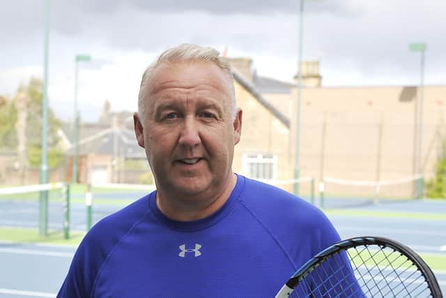Lex Miller at Falkirk Tennis Club (Pic: Michael Gillen)