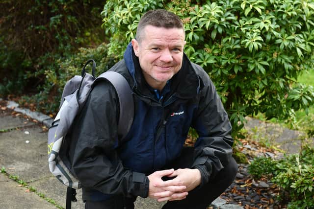 Camelon resident Grant Williamson is preparing to climb Ben Nevis seven days in a row for the Scottish Association for Mental Health. Picture: Michael Gillen.