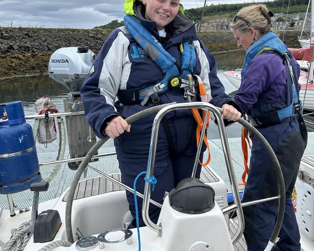 Olivia enjoyed a life changing experience at sea thanks to the charity(Picture: Submitted)