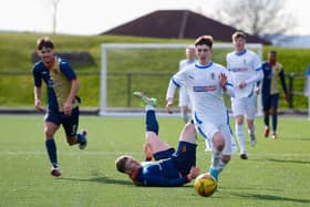 Lennon Walker in action for Bo'ness last season (Photo: Scott Louden)