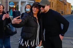 Actor & Film Producer Gary Wales at the RAGE World Movie Premiere with fans