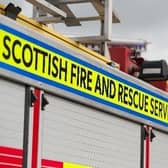 The Scottish Fire and Rescue Service attended the blaze in Bo'ness earlier today