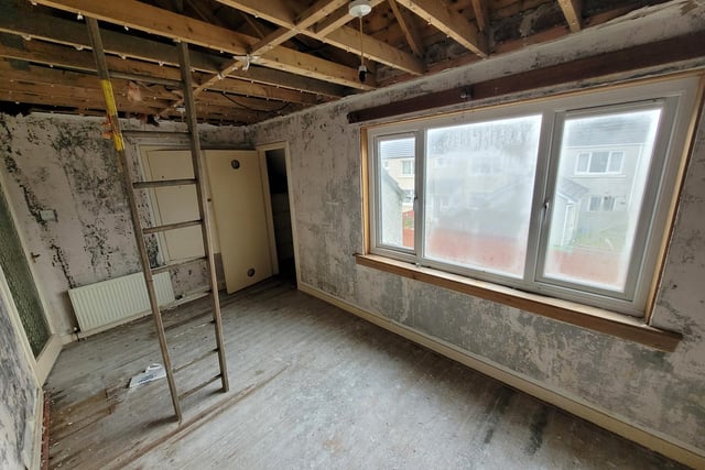 One of the two bedroom which has outlook to the rear of the property