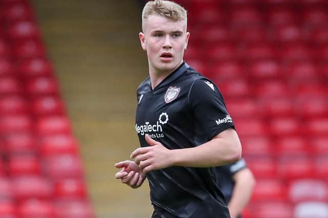 Dylan Paterson is back at Bo'ness Athletic on loan from Arbroath (Photo: Graham Black)