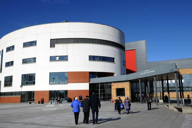 The local health board has rejected a claim 'double standards' are being applied at Forth Valley Royal Hospital in relation to patient visits. Picture: Michael Gillen.
