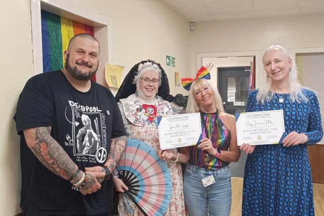 Award winning Elaine Moir joined the fun at the LGBTIQ+ Breakfast Club Proud Corners event  (Picture: Submitted)