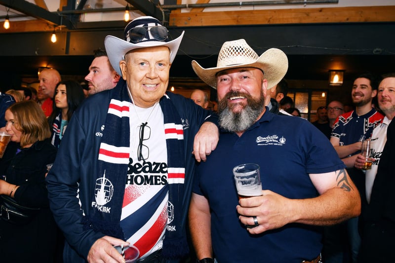 Attendees came from across the globe heading to the match – with expat Falkirk fans also attending the Falkirk Daft Live IV event last Friday night