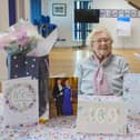A 100th birthday celebration was held for Mary Bow in Falkirk Stadium.