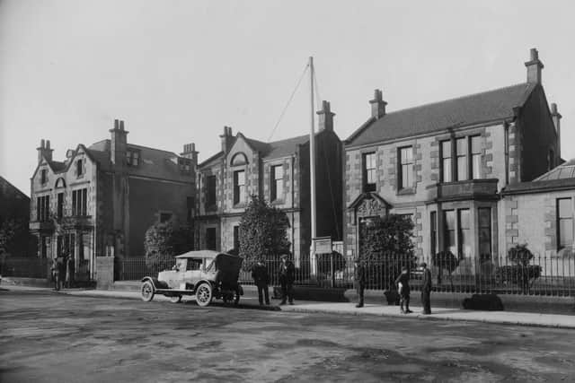 The old hospital, pictured in the 1920s.