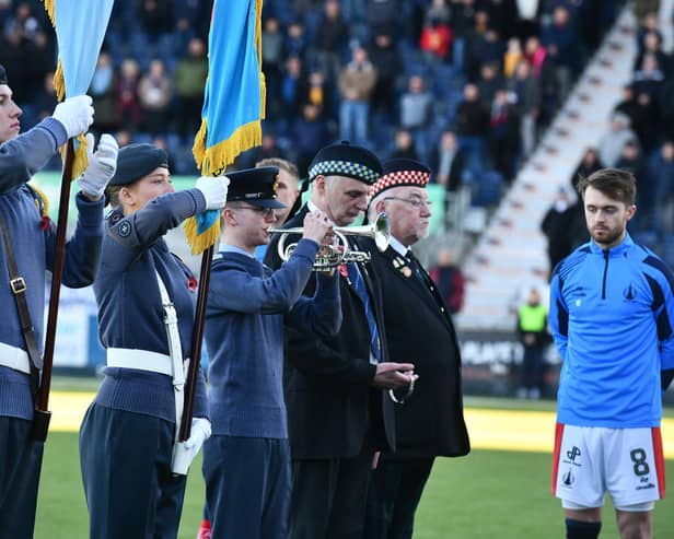 Falkirk FC has been awarded gold for the Defence Employer Recognition Scheme – highlighting the club’s commitment towards veterans and serving personnel (Photo: Michael Gillen)