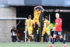 16-11-2024. Picture Michael Gillen. LIVINGSTON. Set Fare Arena. Livingston FC v Falkirk FC. Season 2024 - 2025. SPFL William Hill Championship. Match Day 14.