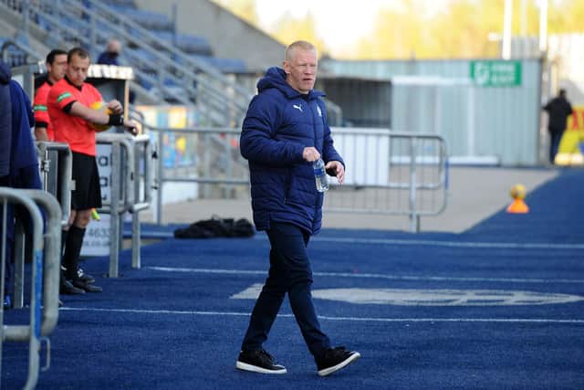 Sporting director Gary Holt was in the dugout, taking interim charge following the departure of Lee Miler and David McCracken last Wednesday